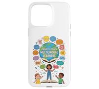 Proud to Teach Multilingual Learners ELL Education Classroom Coque pour iPhone 15 Pro Max