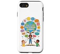 Proud to Teach Multilingual Learners ELL Education Classroom Coque pour iPhone SE (2020) / 7/8