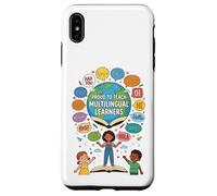 Proud to Teach Multilingual Learners ELL Education Classroom Coque pour iPhone XS Max