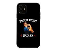 Proud Union Nurse Safe Staffing Saves Night Shift RN ER ICU Coque pour iPhone 11
