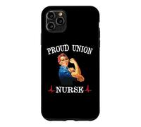 Proud Union Nurse Safe Staffing Saves Night Shift RN ER ICU Coque pour iPhone 11 Pro Max