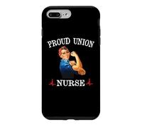 Proud Union Nurse Safe Staffing Saves Night Shift RN ER ICU Coque pour iPhone 7 Plus/8 Plus