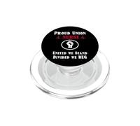 Proud Union Nurse Safe Staffing Saves Night Shift RN ER ICU PopSockets PopGrip pour MagSafe