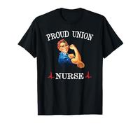 Proud Union Nurse Safe Staffing Saves Night Shift RN ER ICU T-Shirt