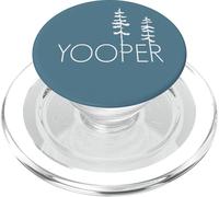 Proud Yooper Up North Pine Trees in The Upper Peninsula MI PopSockets PopGrip pour MagSafe