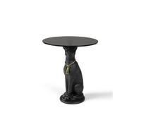 PROUDLY CROWNED - Table d'appoint panthère noire D40 Noir