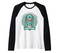 Proudly Saving Lives Nurse Funny for Nurses Manche Raglan