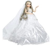 Proudoll Poupée BJD 1/3 60 cm - 61 cm Princesse Tiffany SD Ball Jointed Dolls, corps de poupée personnalisé avec ensemble de vêtements