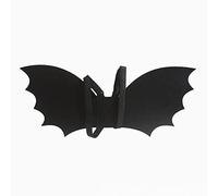 Proumhang Aile de Cape d'Halloween pour Enfants,Ailes de Chauve-Souris pour Enfants de 0 à 8 Ans,Accessoires de Cosplay,Décorations d'Halloween Cape de Chauve-Souris,Noir,M(6-15 ans),67cm x 32cm