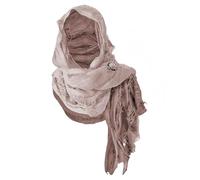 Proumhang Châle à Capuche avec Broche Viking - Écharpe Médiévale, Cape Renaissance pour Cosplay. Accessoire Unisexe,Parfait pour Costumes Historiques ou Style Bohème,Taille Unique