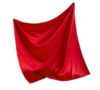 Proumhang Écharpe à Tête Satinée pour Les Femmes Soil Carré Comme écharpe Pirate Bandana Foulard Emballage des Cheveux pour Dormir Rouge 90cm x 90cm