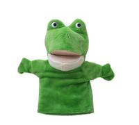 Proumhang Marionnettes à Main pour Enfants,Marionnettes Douces en Peluche d'animaux de Zoo pour Enfants,Garçons et Filles,Grandes Bouches Mobiles Grenouille 25cm