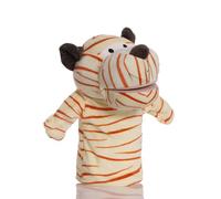 Proumhang Marionnettes à Main pour Enfants,Marionnettes Douces en Peluche d'animaux de Zoo pour Enfants,Garçons et Filles,Grandes Bouches Mobiles Tigre 25cm