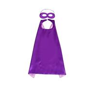 Proumhang Masques de Cape Halloween Noël Carnaval Jour des Enfants Fête d'anniversaire Cosplay Performance Costume Capes de Super-héros pour Enfants de 1 à 9 ans Violet