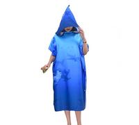 Proumhang Poncho Adulte Polyvalent: Peignoir,Serviette de Plage,Cape de Protection avec Capuche,Séchage Rapide pour Surf,Natation & Bains,90cm x 105cm,Style 7