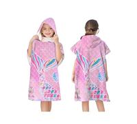 Proumhang Poncho de Surf/Bain/Piscine/Plage pour Enfants,Serviette de Bain à Capuche en Microfibre,Peignoir à Langer en éponge,Poncho de Bain à Capuche pour Garçons et Filles Style 6 75x60cm