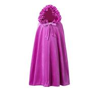 Proumhang Superbe Cape de Princesse pour Filles - Idéale pour Déguisements,Carnavals,Fêtes de Noël,Anniversaires et Halloween. Matériau Léger et Design élégant pour Un Look Féerique Violet L
