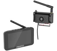 ProUser DRC5040 Système de recul vidéo sans fil éclairage IR supplémentaire, lignes de guidage ventouse, support de marquage noir