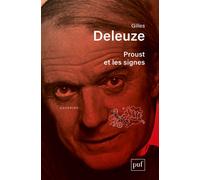 Proust et les signes - Gilles Deleuze - Puf - broché - Etude