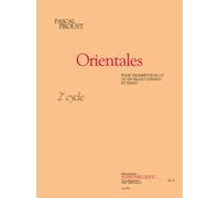 Proust: orientales (cycle 2) pour trompette en ut ou en si b (ou cornet) et piano trompette