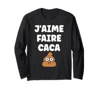 Prout Citation simple homme humour j'aime faire caca Manche Longue
