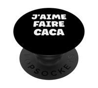 Prout Citation Simple Homme Humour J'aime Faire Caca PopSockets PopGrip Adhésif