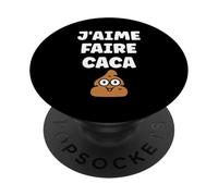 Prout Citation Simple Homme Humour J'aime Faire Caca PopSockets PopGrip Adhésif