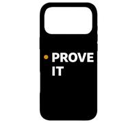 Prouvez Votre identité Professionnelle Minimale basée sur des preuves Coque pour iPhone 17 Pro Max