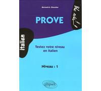 Prove: Testez votre niveau en italien niveau 1