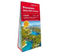 Comfort Map – Carte Provence-Alpes-Côte d'Azur 1/300.000 – grand format laminée