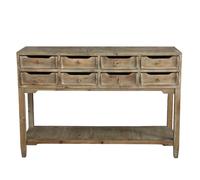 PROVENCE - Console de rangement en bois marron L120 Marron