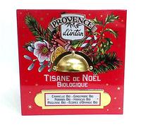Provence d'Antan Coffret Métal Tisane de Noël Bio 24 sachets