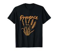 Provence France - Illustration Lavande et Blé Style Rustique T-Shirt