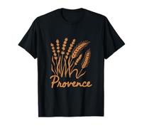 Provence France - Illustration Lavande et Blé Style Rustique T-Shirt