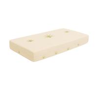 Provence literie Matelas bébé 70x140 cm Hauteur 15 cm Déhoussable Housse Lavable + Alèse Impermèable - Tissu avec -Mousse Densité 30 Kg/m3