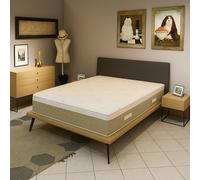 Provence Literie Surmatelas Ergonomique Hyper Moelleux Top Confort 160x200 x 5,5 cm Déhoussable Entretien Facile - Anallergique - à l'Aloe Vera