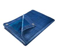 Provence Outillage Bâche de Protection - Bache étanche - Bache extérieure - Bache Imperméable - 1298 - Bâche armée tressée - 3 x 5 m - 68 g/m2 - Bleue - Munie d'œillets métalliques