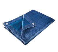 Provence Outillage Bâche de Protection - Bache étanche - Bache extérieure - Bache Imperméable - 1298 - Bâche armée tressée - 3 x 5 m - 68 g/m2 - Bleue - Munie d'œillets métalliques