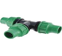 Provence Outillage D1620 Raccord Té avec 3 Têtes pour Tuyau Vert/noir - 16 mm