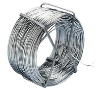 Provence Outillage - Fil de Fer galvanisé 50 Mètres - Fer - 0.9 mm - Silver - Clôtures - Accessoires pour clôtures