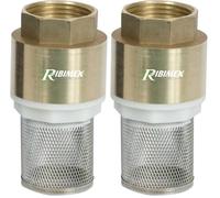 PROvence Outillage WERKA PRO - 02211 Crépine avec Filtre en Laiton Or 1 Pouce (Lot de 2)