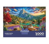 Provence Puzzle 1000 Piece, Puzzle Jeu Éducatif Défi Jouet Jeu D'adresse pour Toute La Famille 70x50cm/1000pcs