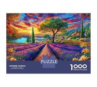 Provence Puzzle 1000 Pièces Difficile-Jeu De Réflexion pour Adultes Et Enfants (14+),Jeu De Défi Intellectuel 52x38cm/1000pcs