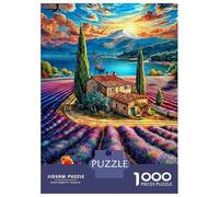 Provence Puzzle 1000 Pièces Difficile Puzzles pour Adults DIY Jigsaw Puzzle Casse-tête De Jeu Familial Jouets De Défi 70x50cm/1000pcs