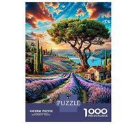 Provence Puzzle 1000 Pièces pour Adultes Et Enfants Difficile DIY Jigsaw Puzzle Casse-tête De Jeu Familial Jouets De Défi 52x38cm/1000pcs