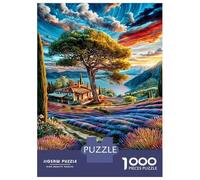 Provence Puzzle 1000 Pièces pour Adultes Et Enfants - Difficile Puzzles, Activité Familiale Captivante,Jeu De Défi Intellectuel 52x38cm/1000pcs
