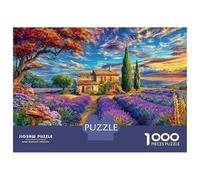 Provence Puzzle 1000 Pièces pour Adultes Et Enfants, Difficile Puzzles, Activité Familiale Captivante,Jeu De Défi Intellectuel 52x38cm/1000pcs
