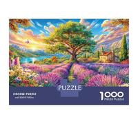 Provence Puzzle 1000 Pièces pour Adults Et Enfants, Jeu De Défi Intellectuel Puzzles38x26cm/1000pcs