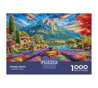 Provence Puzzle 1000 Pièces pour Adults Et Enfants, Jeu De Défi Intellectuel Puzzles52x38cm/1000pcs