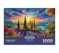 Provence Puzzle 1000 Pièces, Puzzles Difficiles, Adaptés Aux Adultes Et Aux Enfants, Jeu De Défi Intellectuel 52x38cm/1000pcs